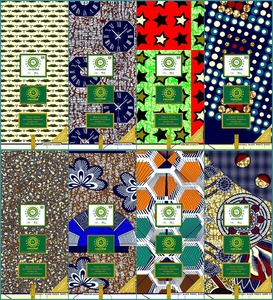 Prix d'usine direct, tissu africain imprimé en coton sur mesure - Product Image 6