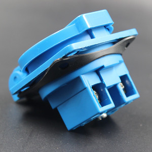 <span class=keywords><strong>Prise</strong></span> de courant imperméable ronde, couleur bleue, gris, à double <span class=keywords><strong>prise</strong></span>, étanche - Product Image 3