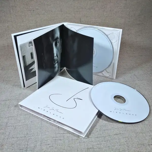 CD DVD การจำลองแบบซีดีบันทึกปกแข็งหนังสือเล่มเล็ก Digibook