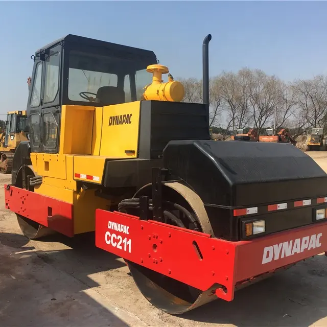 Used Construction Equipment CC211 Dynapac Road Roller /Original CC211 CA25D CA30D CA602D Compactor Brand CA251D CA301D