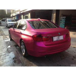 <span class=keywords><strong>Film</strong></span> adhésif pour voiture en vinyle métallisé chromé sans air, or, argent, bleu, violet, rouge, films pour voiture, auto-adhésif, facile à installer - Product Image 6