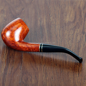 Sanda 수입 briar 파이프 담배 파이프 클래식 싸우는 곡선 파이프 담배 구운 보증 지불 보상 SD-508 - Product Image 2