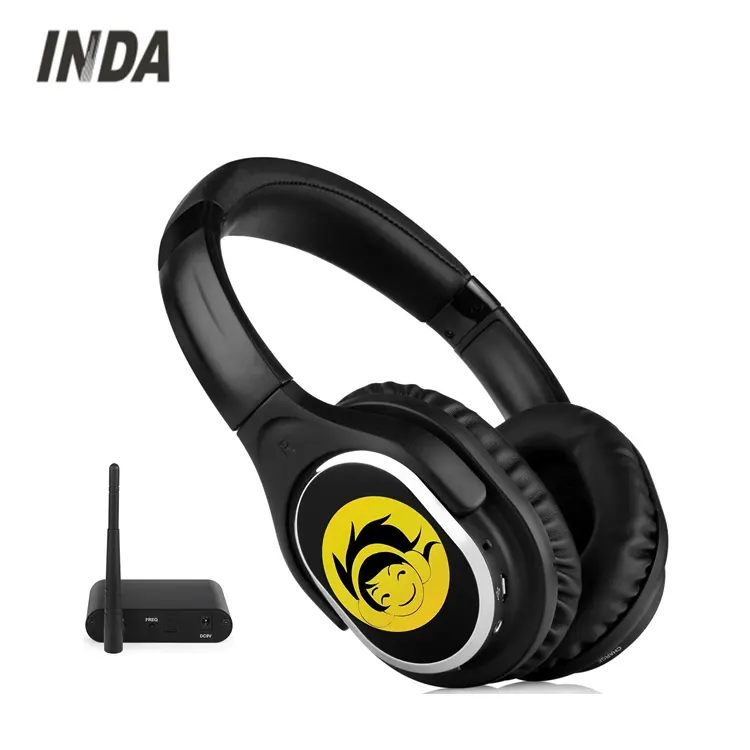 Grosir Headphone Nirkabel Pesta Disko Diam untuk Pesta, Pemancar RF untuk Headphone Nirkabel