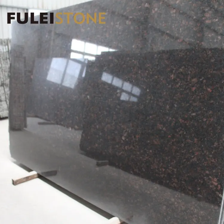 Tan brown raw indian granite slab price for kitchen countertop