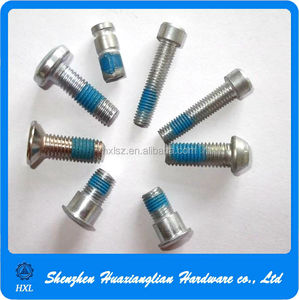 Vis à tête fraisée plate en acier avec empreinte hexagonale anti-desserrage Nylok avec <span class=keywords><strong>patch</strong></span> en nylon - Product Image 3