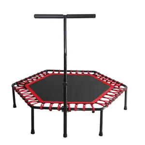 TODO High Quality Factory Price Indoor Garden Workout Cardio Training trampoline Hexagon trampoline