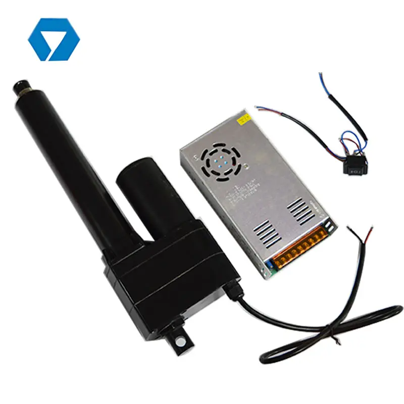 snow plow lifting heavy duty 200mm stroke 5mm/s electric linear actuator motor 12v with big power supply