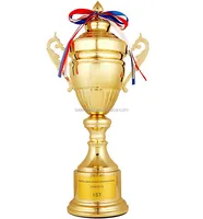 גדול פלסטיק זהב ספורט גביע גביע, העתק גביע הפרס עם סרטים