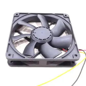 12V 2500rpm 85CFM 34DB गेंद असर 120x120x25mm 1225 12V डीसी प्रशंसक कार ईेशनर मशीन ठंडा