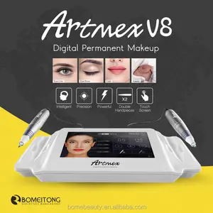Kalıcı makyaj makinesi kozmetik dijital dövme kalem ile artmex v8