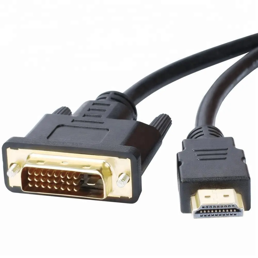 Kabel HDMI Ke DVI Male-Male Berkualitas Tinggi dengan Ethernet