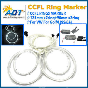 ADT Excellent <span class=keywords><strong>CCFL</strong></span> <span class=keywords><strong>Angel</strong></span> <span class=keywords><strong>Eyes</strong></span> kit Halo Ring Pour oVolkswagen pour Golf4 - Product Image 5