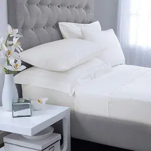 Wholesale cheap hotel supplier white china bedsheets 100% cotton in Pakistan,hostel bed sheet for kids & children