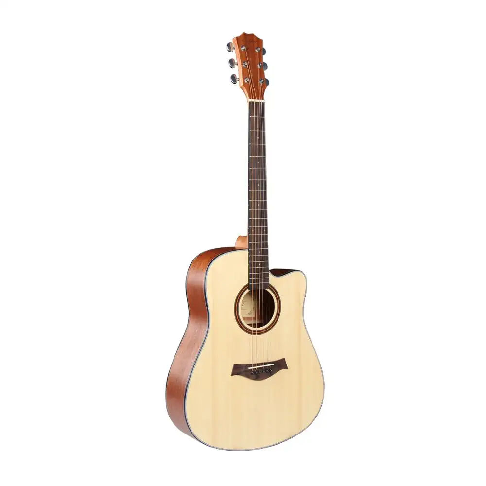 楽器HEBIKUO E41-YSスプルースアンドサペレ41インチ高品質アコースティックギター