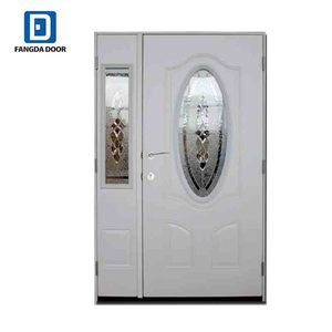Fangda — panneau porte 3/4 en verre ovales, nouvelles parties de qualité, portes d'extérieur - Product Image 3