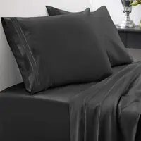 ชุดผ้าปูที่นอนผ้าฝ้าย100% ใช้ในบ้านโรงแรม2ปลอกหมอน