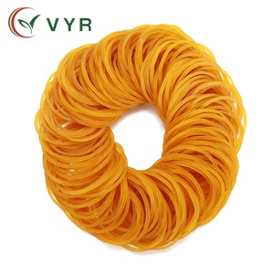 النقي الطبيعي مواد خام من المطاط عالية القوة حماية البيئة الأصفر قطرها 1 بوصة شريط مطاطي - Product Image 3