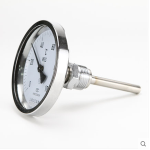 Lưỡng kim WSS-401 công nghiệp Nhiệt kế thép không gỉ nhựa 0-150c thăm dò 300mm nồi hơi ống lò đo nhiệt độ - Product Image 2