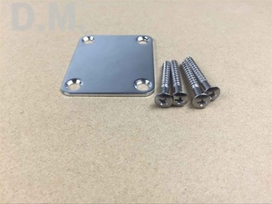 Raysen St Bạc/Đen Guitar Điện Bass Cổ Tấm Cổ Vuông Cổ Tấm Doanh Với Ốc Vít Kim Loại Pickup DM-ST04 Guitar Bộ Phận - Product Image 6