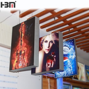 Cao Sáng Không Khung Mỏng LED Lớn Hai Mặt TradeShow Hiển Thị Thường Vụ Quảng Cáo Dệt LightBox Vải Ánh Sáng Hộp - Product Image 2