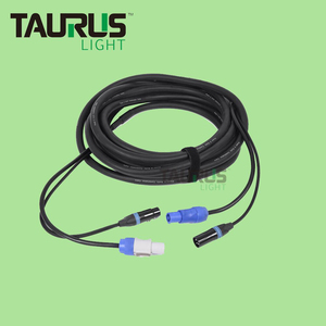 <span class=keywords><strong>Cable</strong></span> de Alimentación y <span class=keywords><strong>DMX</strong></span>, <span class=keywords><strong>Cable</strong></span> <span class=keywords><strong>DMX</strong></span> de 3 Pines y 512 Canales - Product Image 1