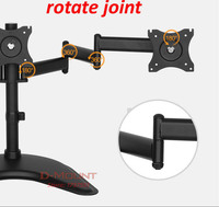 Suole — trépied moniteur en acier inoxydable pour tv lcd 27 pouces, support de table pour trois moniteurs, support de bureau Led