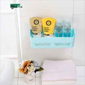 Bon marché support de <span class=keywords><strong>Cuisine</strong></span> Gratuit poinçonnage fixé au mur En Plastique Rectangle stockage rack etagère <span class=keywords><strong>d</strong></span>'<span class=keywords><strong>angle</strong></span> de douche - Product Image 3