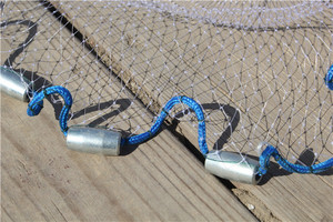 Facile da Lanciare Cast <span class=keywords><strong>Net</strong></span> Stile Americano Rete Da Pesca In Alluminio anello di lancio a mano netto - Product Image 6