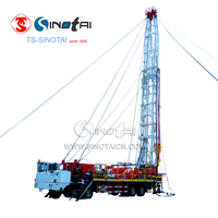 Plateforme de forage et de réparation de puits montée sur camion API Oil and Gas XJ550 ZJ15