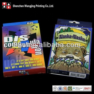 WJPC-Gioco di Carte di Baseball Su Ordinazione di Stampa Berretto Da Baseball Carta Da Gioco di Stampa Carte Da Poker Fresco - Product Image 6