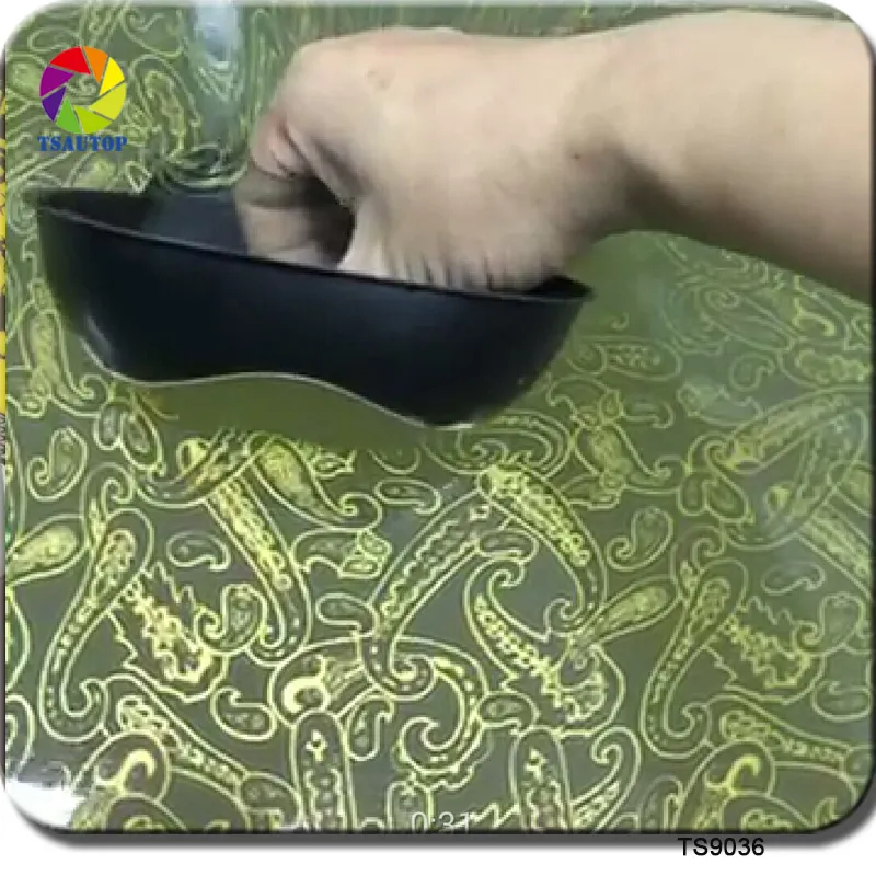 TSAUTOP 1メートルWidth Flower Patterns Immersion Movie Water Transfer Material