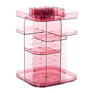 Square Rotating Cosmetic <strong>Storage</strong> <strong>Rack</strong> 360 Degree Cosmetic Frame <strong>Storage</strong> Box Display Case Adjustable Makeup Organizer - Product Image 5