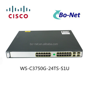 WS-<span class=keywords><strong>C3750G</strong></span>-24TS-S1U 24 port 10/100/1000 M Commutateur géré réseau Commutateur commutateur de réseau géré <span class=keywords><strong>C3750G</strong></span> série - Product Image 2