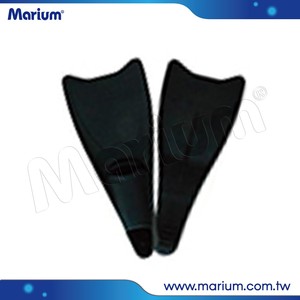 Swimming Diving Equipment Full Foot Pockets Long Blade Rubber Fins - Product Image 3