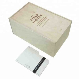 Unfinished Plywood Wooden <strong>Recipe</strong> <strong>Box</strong> With Sliding Lid for Bank Card and Notes - Product Image 6