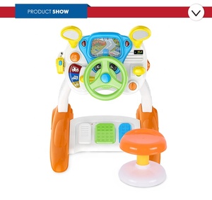 Paper INTERESTING play game without charges music Light Children steering wheel toy for car seat - Product Image 3