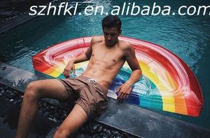 Colchón inflable de la balsa flotante de la <span class=keywords><strong>playa</strong></span>/del lago del flotador de la piscina del adulto del arco iris-Marca de encargo del origen de Guangdong disponible - Product Image 2
