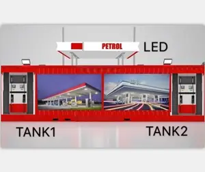 Iso Standaard Container Benzine Vullen Station