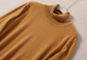 Suéter de punto para <span class=keywords><strong>hombre</strong></span> con <span class=keywords><strong>cuello</strong></span> redondo en invierno, suéter de lana de Cachemira grueso y cálido para <span class=keywords><strong>hombre</strong></span>, suéter de Cachemira - Product Image 4