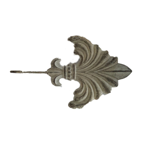 Vintage hierro pared <span class=keywords><strong>de</strong></span> la flor <span class=keywords><strong>de</strong></span> <span class=keywords><strong>lis</strong></span> gancho - Product Image 2