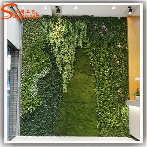 garden vertical artificial green wall new product fake plant wall green wall for sale