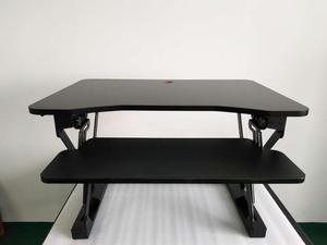 Rehausseur de <span class=keywords><strong>bureau</strong></span> ergonomique réglable en hauteur <span class=keywords><strong>avec</strong></span> <span class=keywords><strong>plateau</strong></span> pour clavier <span class=keywords><strong>coulissant</strong></span> - Product Image 2