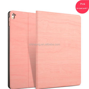 Anti-saleté Poids Léger pas cher <span class=keywords><strong>prix</strong></span> <span class=keywords><strong>9</strong></span>.7 pouces pu cuir unique texture d'arbre tablette housse pour <span class=keywords><strong>Ipad</strong></span> pro9.7 (rose) - Product Image 4