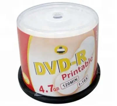 ราคาด้านล่างสำหรับแผ่น DVD เปล่าเกรด A,8X 16X 4.7GB DVDR