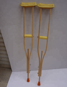 Muletas Axilares de Madera Ligeras Ajustables, en Oferta, las Más Económicas, Proveedor - Product Image 2