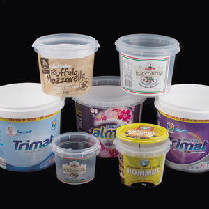 Tazza di plastica tazza di prodotti IML in stampaggio etichetta Sistema di Automazione macchine - Product Image 2