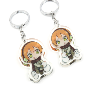 Phổ Biến Nhất Được Quét Mã QR Keychain OEM Giá Rẻ Tùy Chỉnh Acrylic/Nhựa/Vòng Chìa Khóa Trong Suốt Với Logo Của Riêng Bạn - Product Image 6