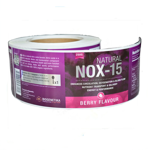 Tùy Chỉnh Không Thấm Nước Vinyl Đầy Đủ Màu Sắc Gói Thực Phẩm Nhãn Dán - Product Image 1