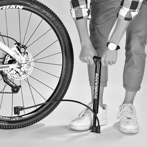 <span class=keywords><strong>Pompe</strong></span> à air pour vélo ROCKBROS 120 Psi, <span class=keywords><strong>pompe</strong></span> à main portable en alliage d'aluminium pour <span class=keywords><strong>VTT</strong></span> et vélo de route - Product Image 2