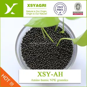 Amino Acid granular organic fertilizer amino humic NPK granule for base manure urea fertilizer